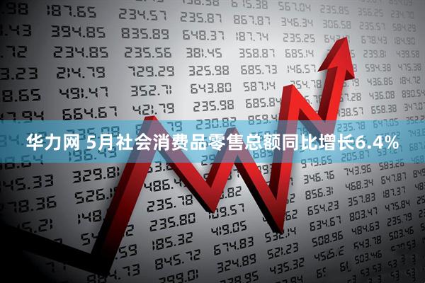 华力网 5月社会消费品零售总额同比增长6.4%