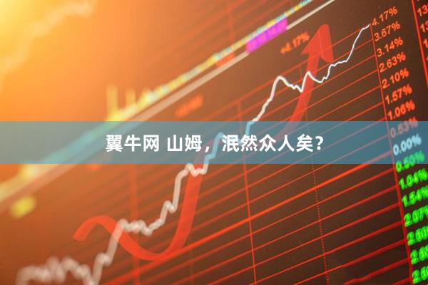 翼牛网 山姆，泯然众人矣？