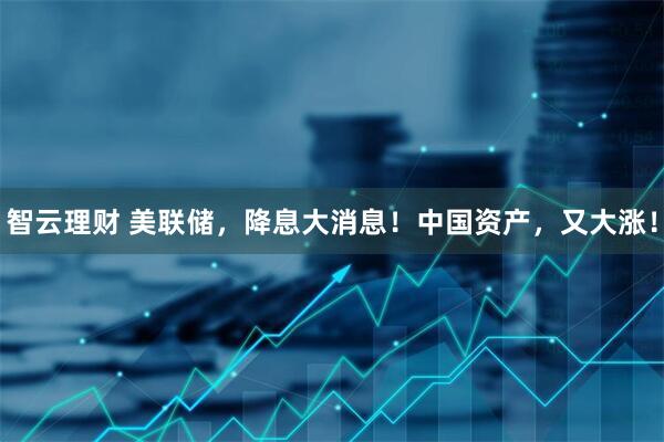智云理财 美联储，降息大消息！中国资产，又大涨！